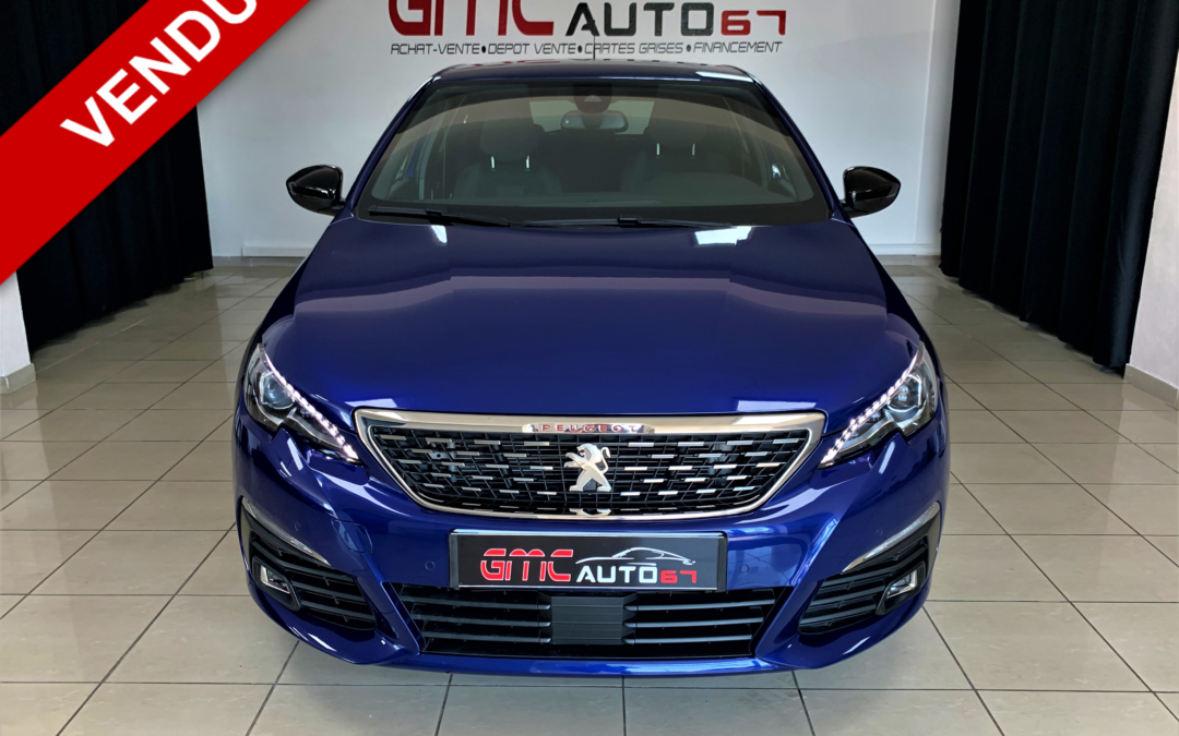 PEUGEOT 308 1.2 PURETECH 130CH S&S BVM6 GT LINE – 2019