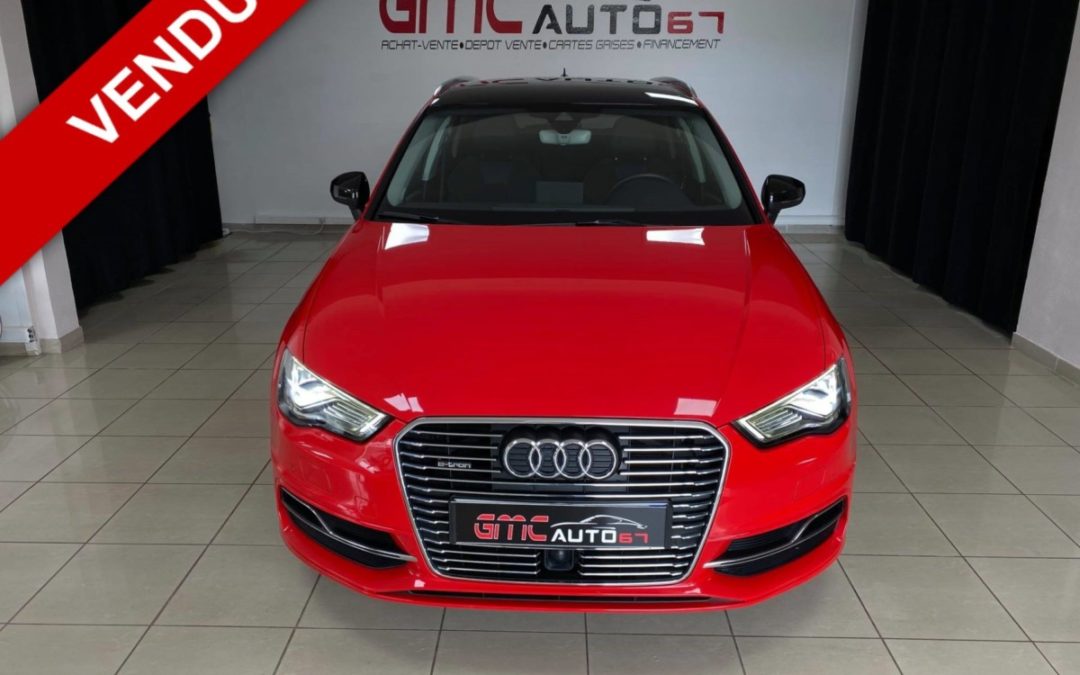 AUDI A3 SPORTBACK 1.4 TFSI 204CH E-TRON AMBITION LUXE S-LINE S-TRONIC 6 – 2016