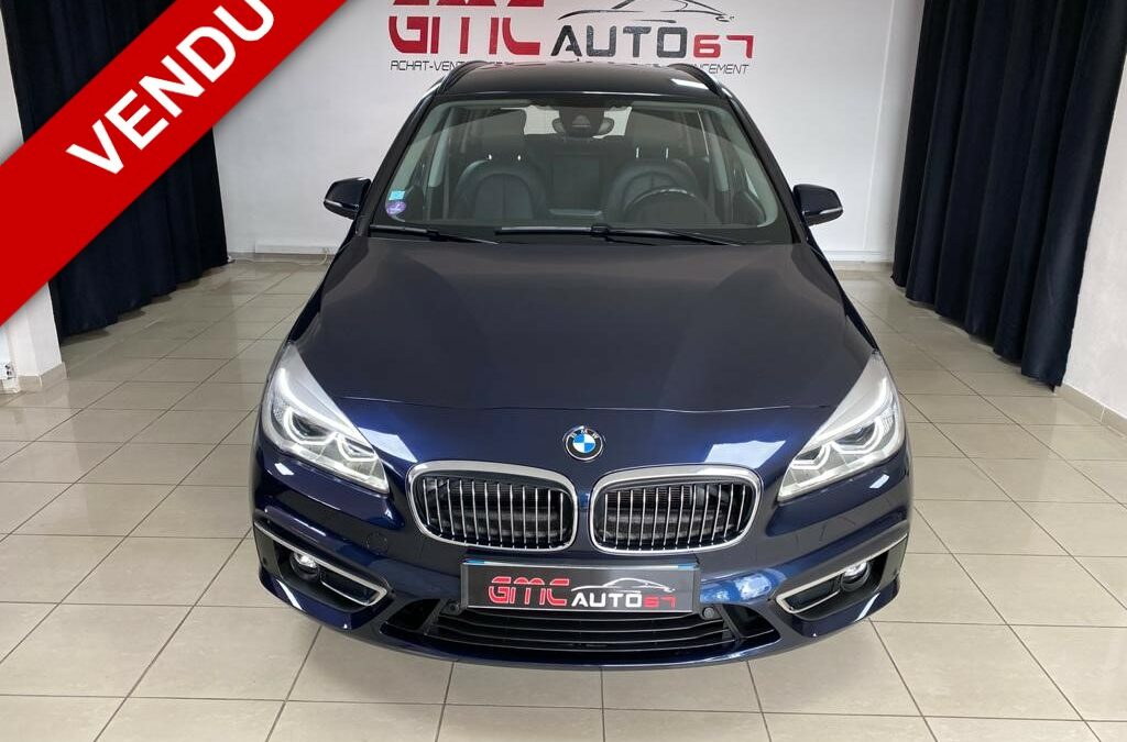 BMW SERIE 2 GRAN TOURER F46 220i 192 CH LUXURY A 7 PLACES – 2017