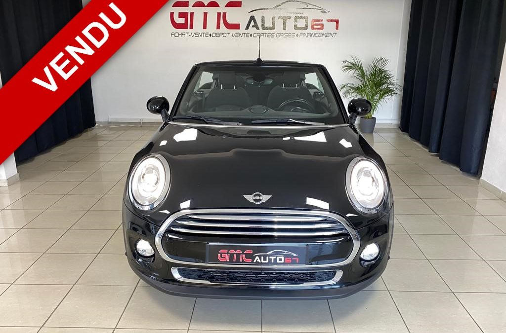 MINI CABRIOLET F57 COOPER 136 CH BVA7 – 2018