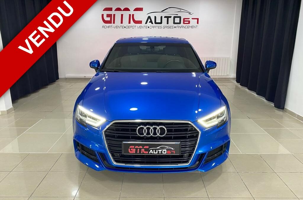 AUDI A3 BERLINE 1.5 TFSI COD 150 S TRONIC 7 S LINE – 2018